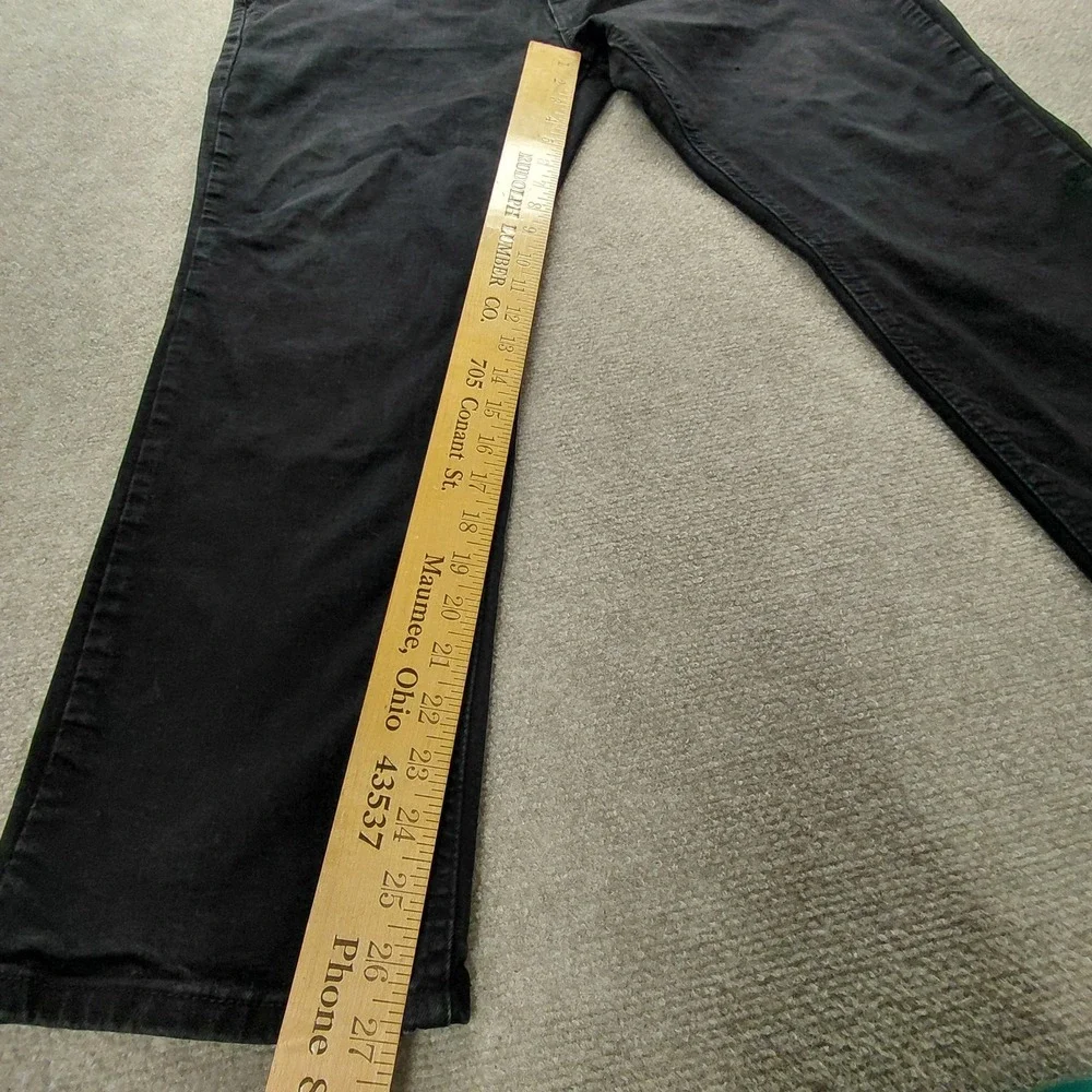 Levi's 541 Athletic Taper Black Stretch Denim Jeans Men's Fits 42x27 Grunge Punk